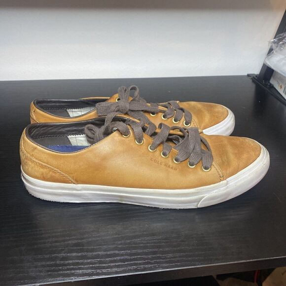 Men's Cole Haan Pinch Weekender Brown Size 8.5 M C29592 - Picture 1 of 12